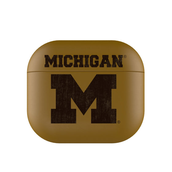 Michigan Wolverines Burn AirPod Case Cover - Sports Gifts, Sports Memorabilia, Sports Collectibles, Fan Shop