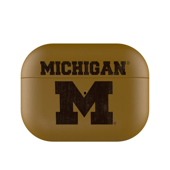 Michigan Wolverines Burn AirPod Case Cover - Sports Gifts, Sports Memorabilia, Sports Collectibles, Fan Shop