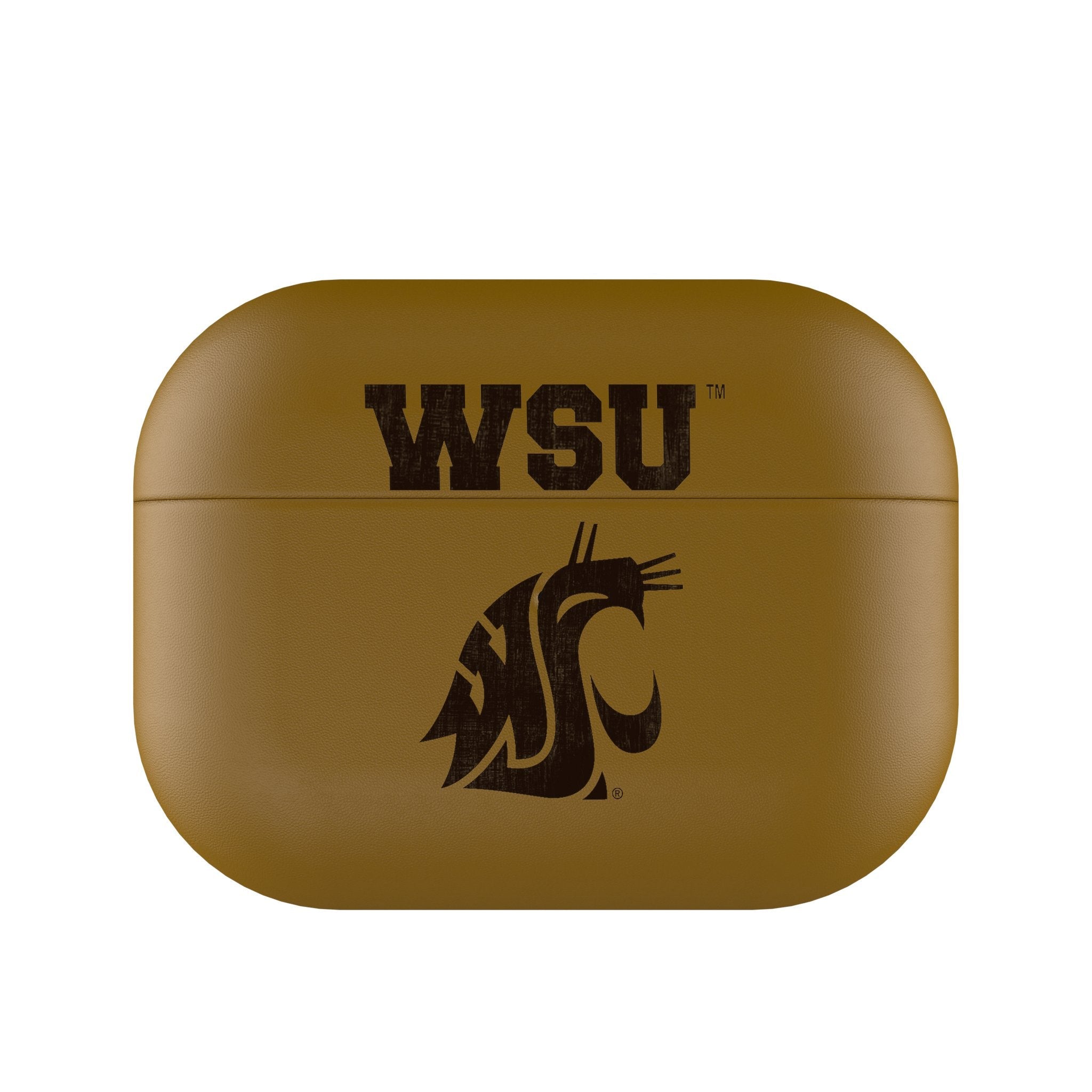 Washington State Cougars Burn AirPod Case Cover - Sports Gifts, Sports Memorabilia, Sports Collectibles, Fan Shop