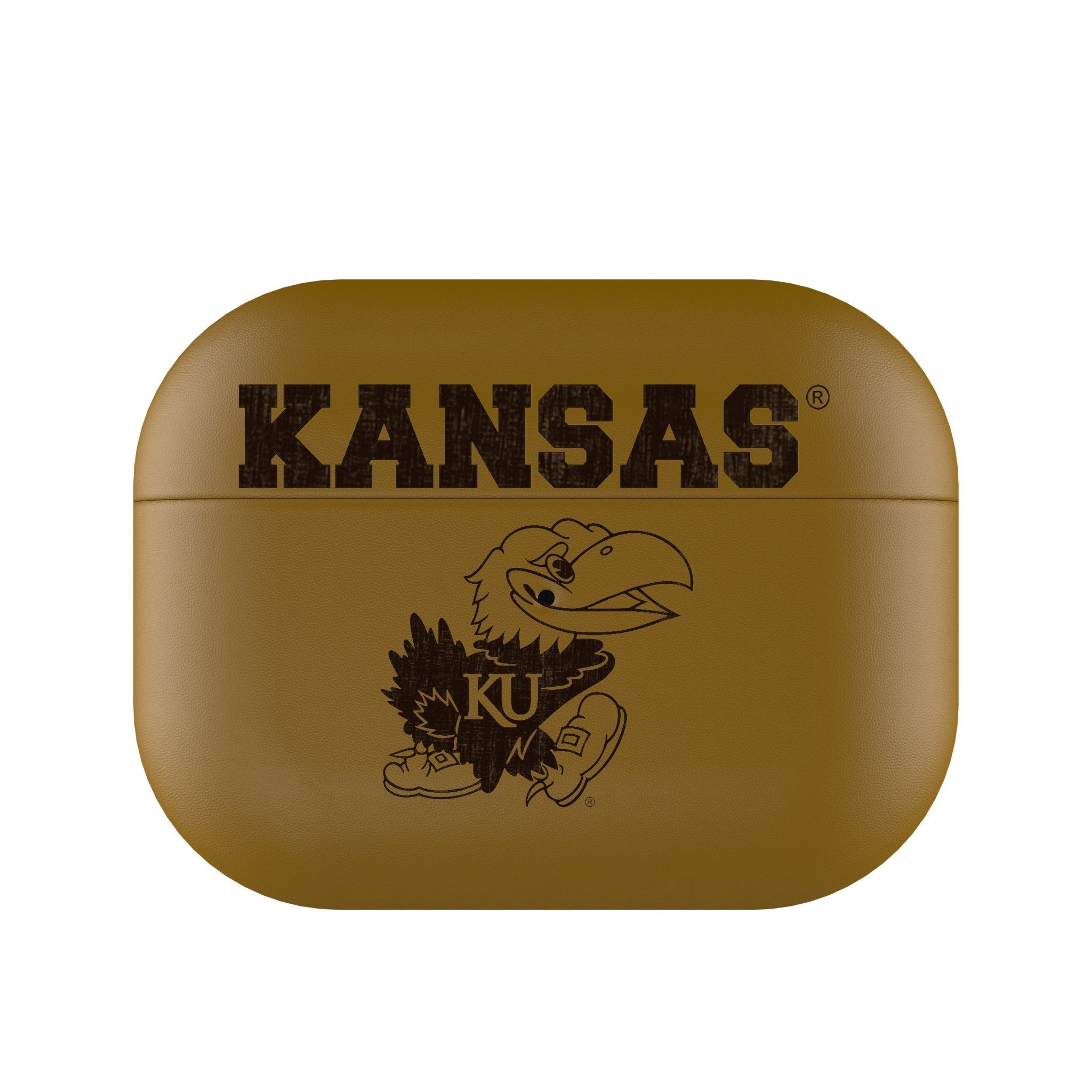 Kansas Jayhawks Burn AirPod Case Cover - Sports Gifts, Sports Memorabilia, Sports Collectibles, Fan Shop
