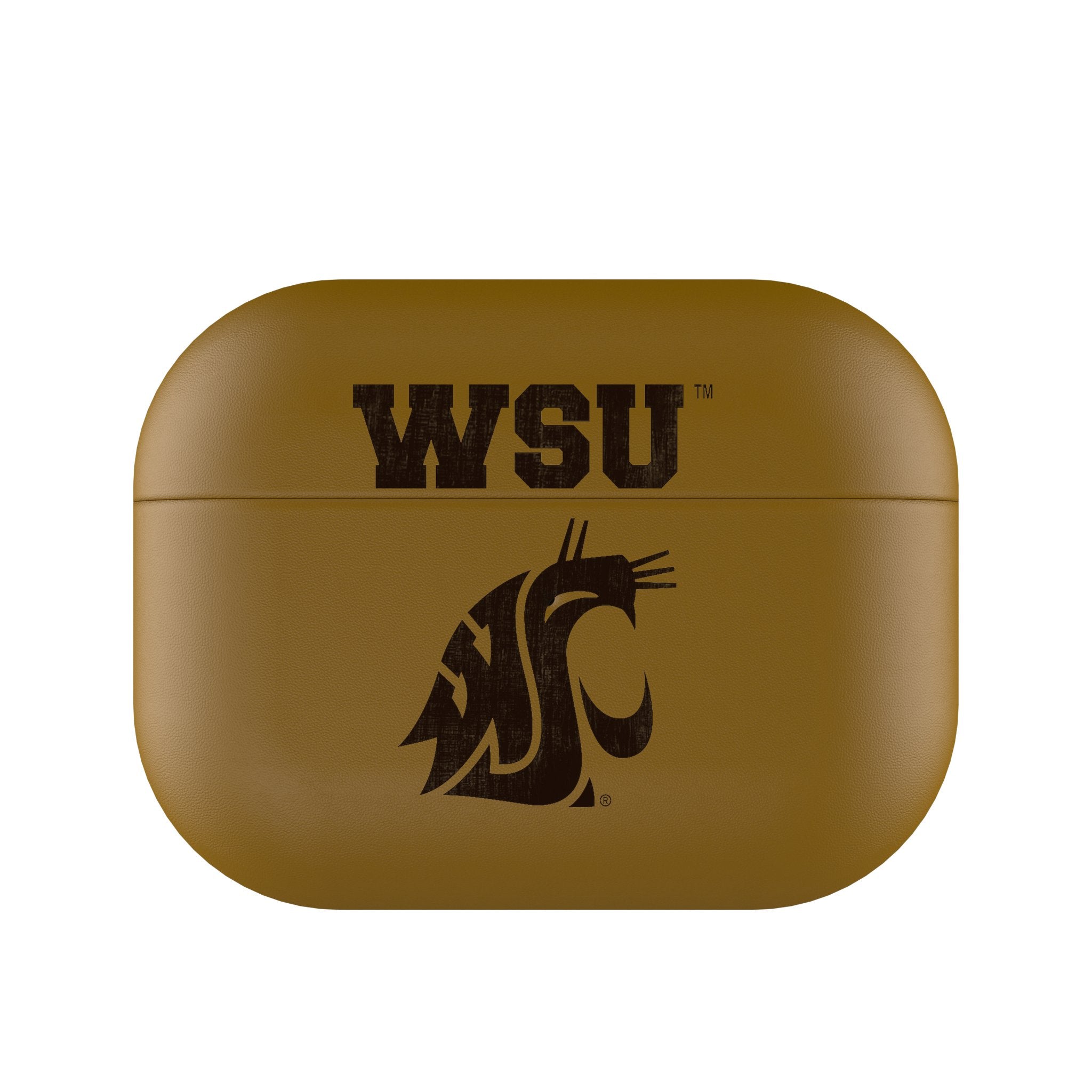 Washington State Cougars Burn AirPod Case Cover - Sports Gifts, Sports Memorabilia, Sports Collectibles, Fan Shop