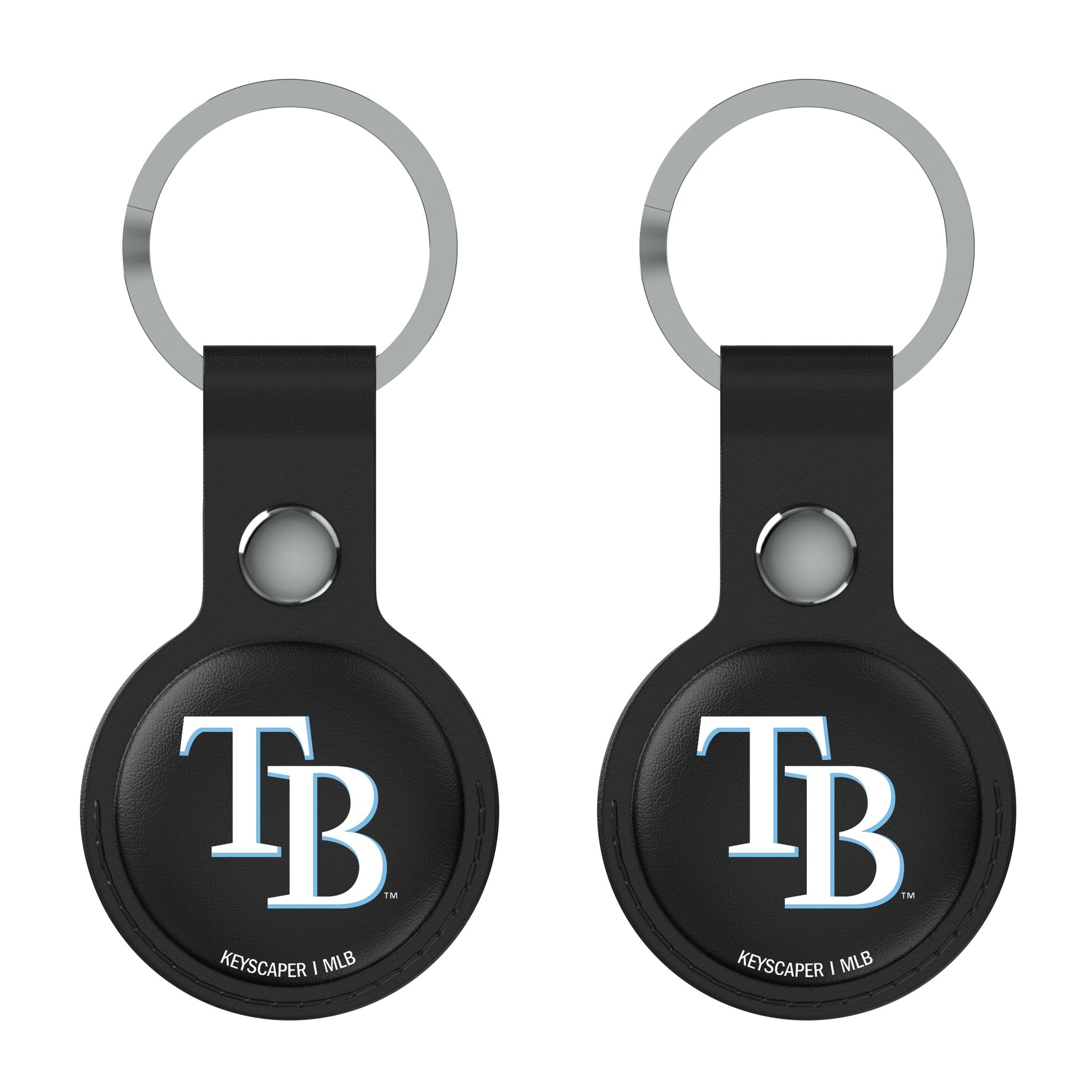 Tampa Bay Rays Insignia Black Airtag Holder 2-Pack - Sports Gifts, Sports Memorabilia, Sports Collectibles, Fan Shop