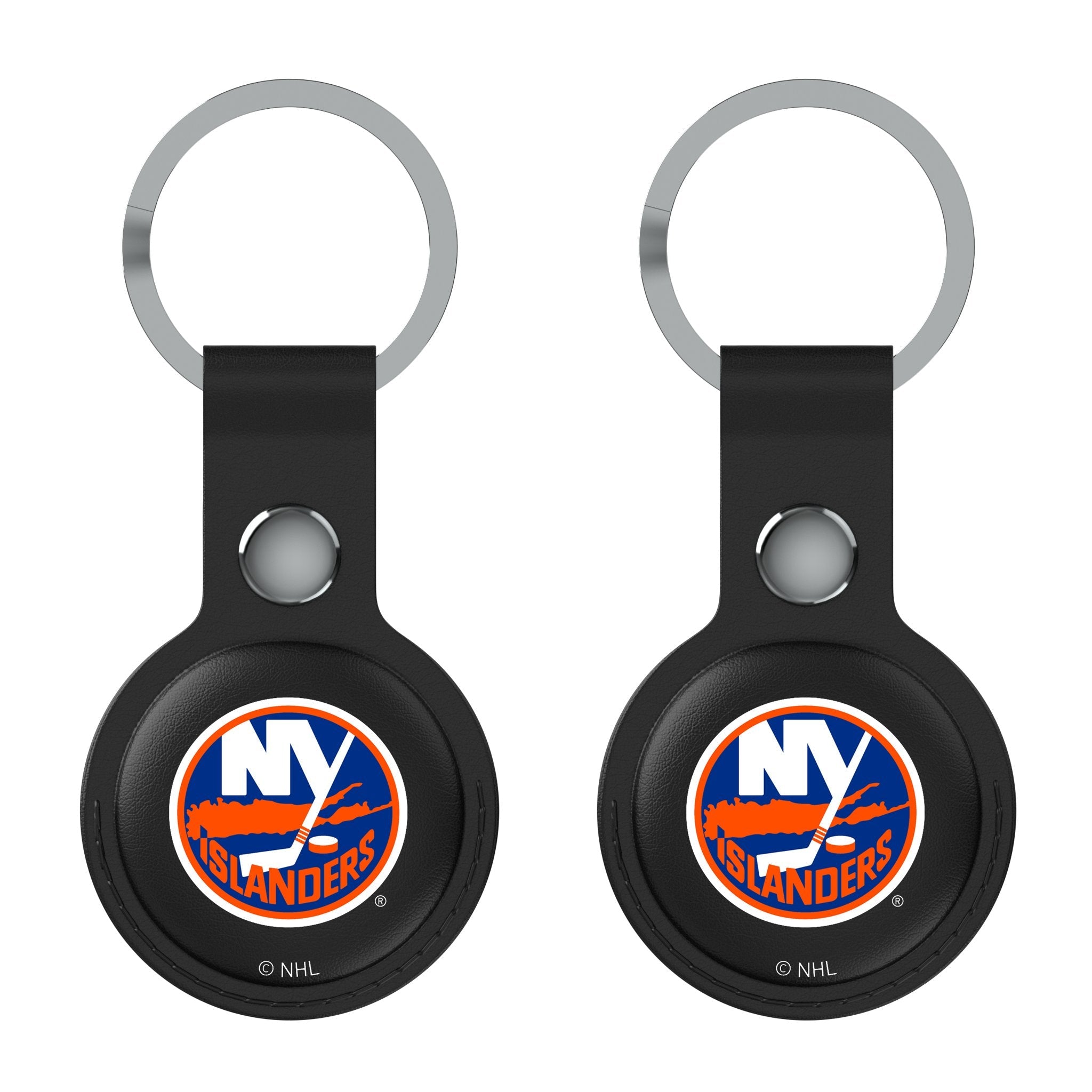 New York Islanders Insignia Black Airtag Holder 2-Pack - Sports Gifts, Sports Memorabilia, Sports Collectibles, Fan Shop