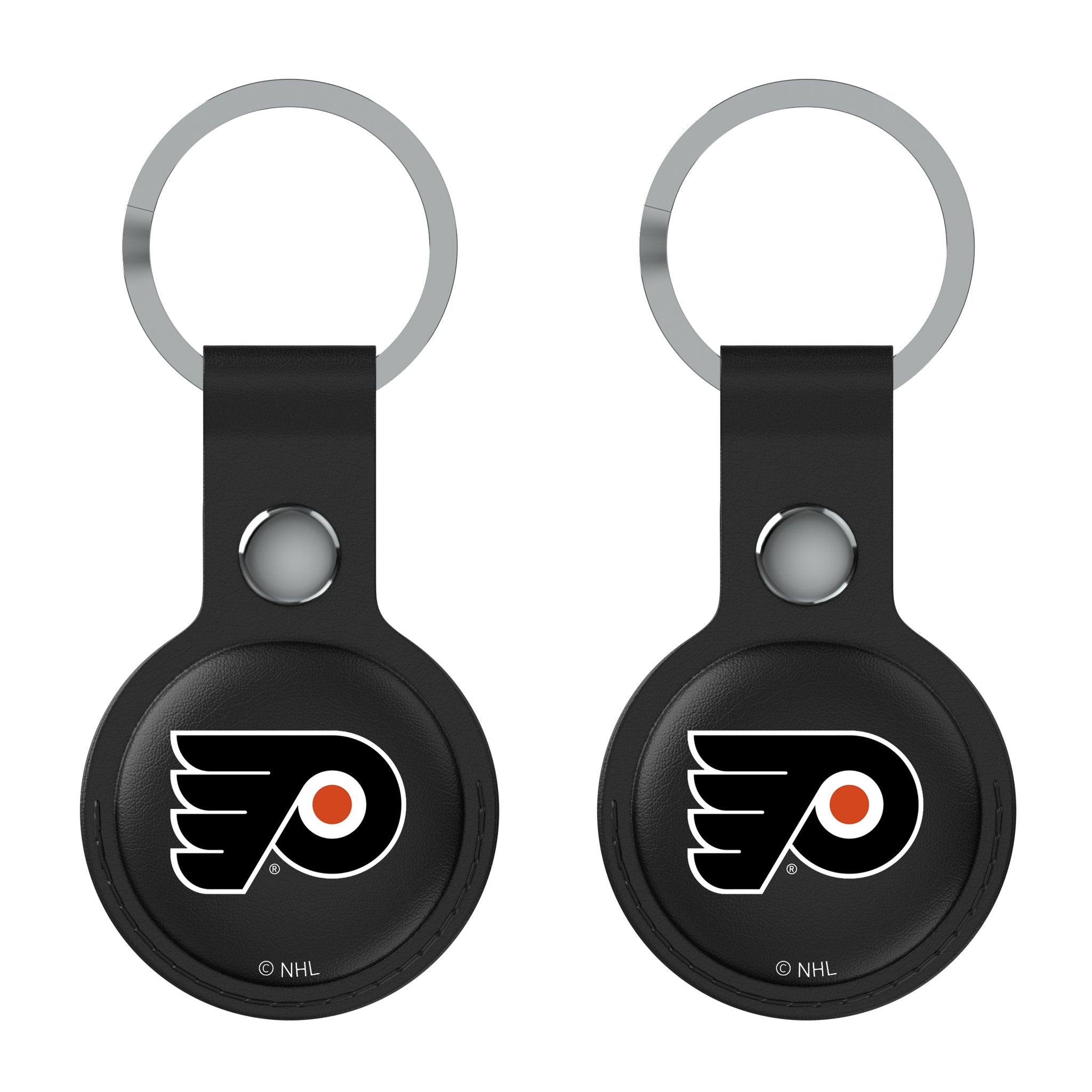 Philadelphia Flyers Insignia Black Airtag Holder 2-Pack - Sports Gifts, Sports Memorabilia, Sports Collectibles, Fan Shop