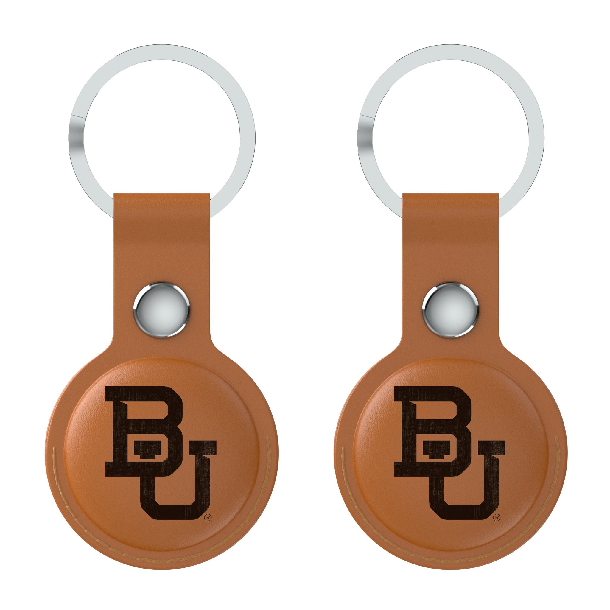 Baylor University Bears Burn Brown Airtag Holder 2-Pack - Sports Gifts, Sports Memorabilia, Sports Collectibles, Fan Shop