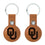 University of Oklahoma Sooners Burn Brown Airtag Holder 2-Pack - Sports Gifts, Sports Memorabilia, Sports Collectibles, Fan Shop