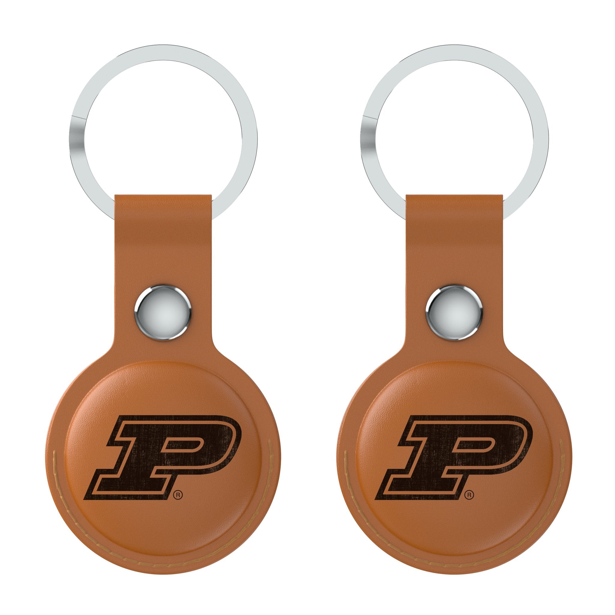 Purdue University Boilermakers Burn Brown Airtag Holder 2-Pack - Sports Gifts, Sports Memorabilia, Sports Collectibles, Fan Shop