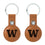 University of Washington Huskies Burn Brown Airtag Holder 2-Pack - Sports Gifts, Sports Memorabilia, Sports Collectibles, Fan Shop
