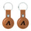 Arizona Diamondbacks Burn Brown Airtag Holder 2-Pack - Sports Gifts, Sports Memorabilia, Sports Collectibles, Fan Shop