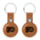 Philadelphia Flyers Burn Brown Airtag Holder 2-Pack - Sports Gifts, Sports Memorabilia, Sports Collectibles, Fan Shop