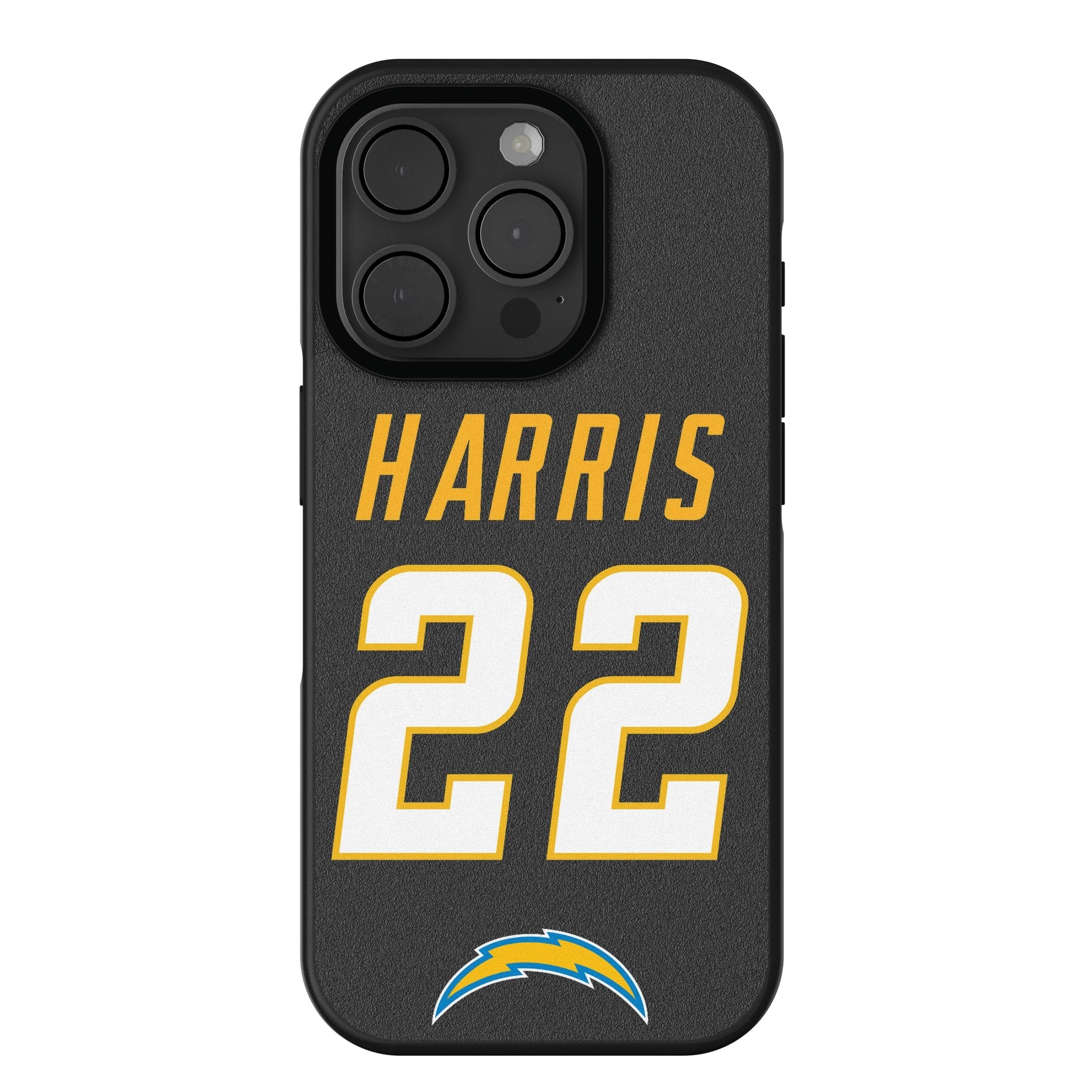 Najee Harris Los Angeles Chargers 22 Game Tactic Bump Phone Case for Apple iPhone - Sports Gifts, Sports Memorabilia, Sports Collectibles, Fan Shop