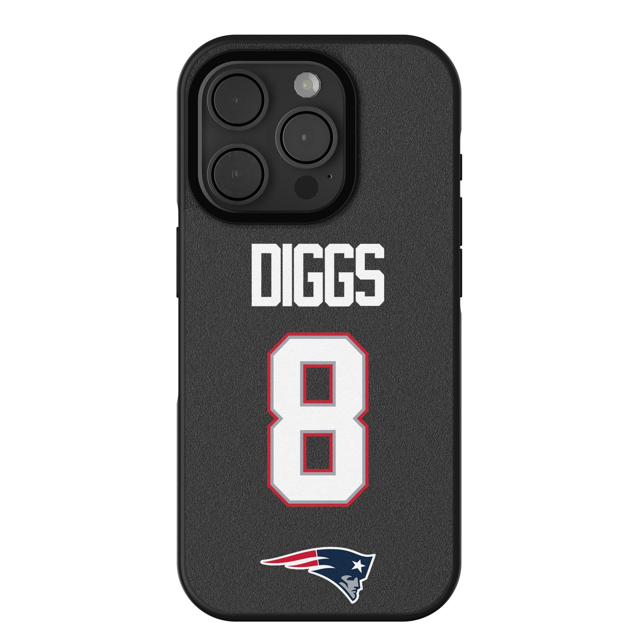 Stefon Diggs New England Patriots 8 Game Tactic Bump Phone Case for Apple iPhone - Sports Gifts, Sports Memorabilia, Sports Collectibles, Fan Shop