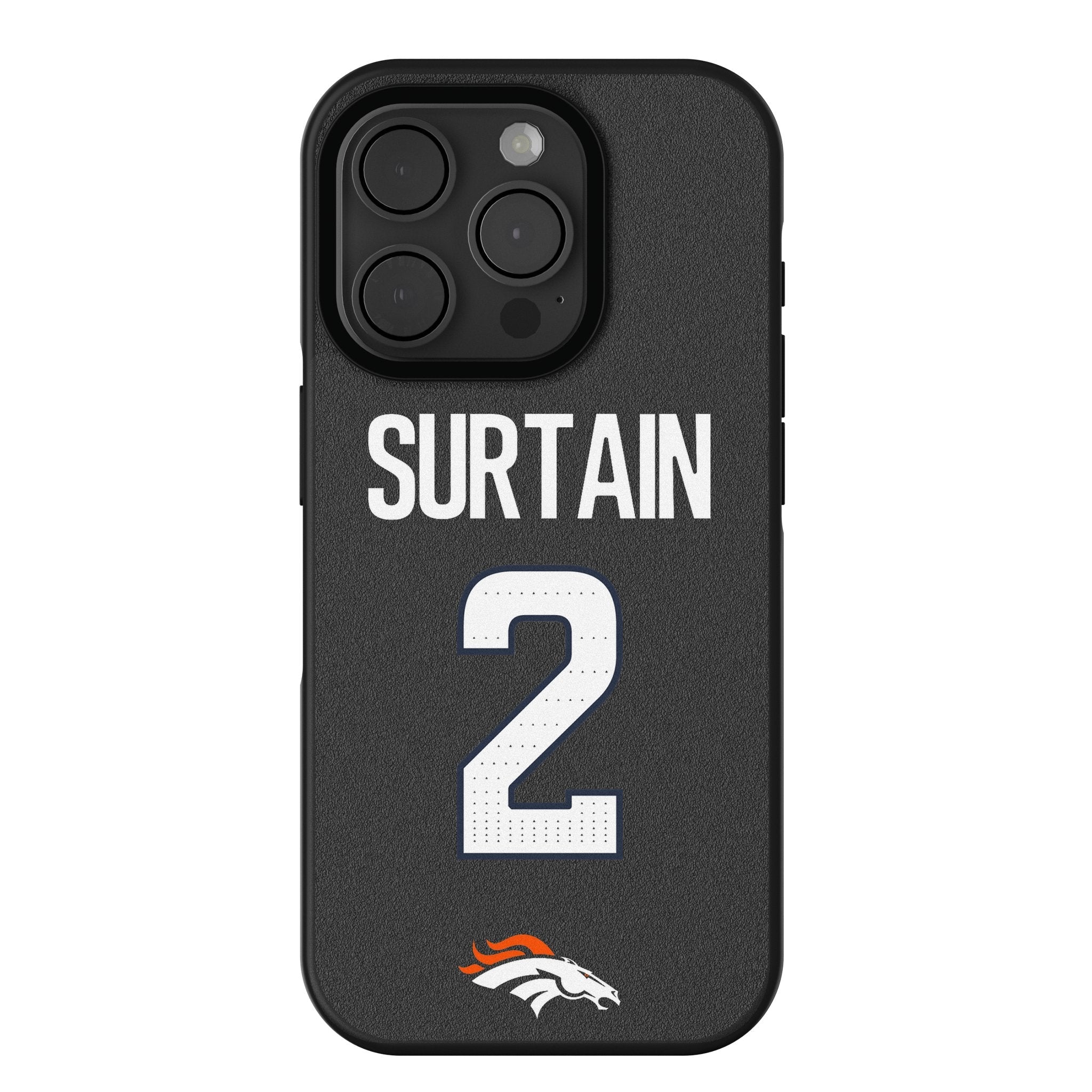 Pat Surtain II Denver Broncos 2 Game Tactic Bump Phone Case for Apple iPhone - Sports Gifts, Sports Memorabilia, Sports Collectibles, Fan Shop