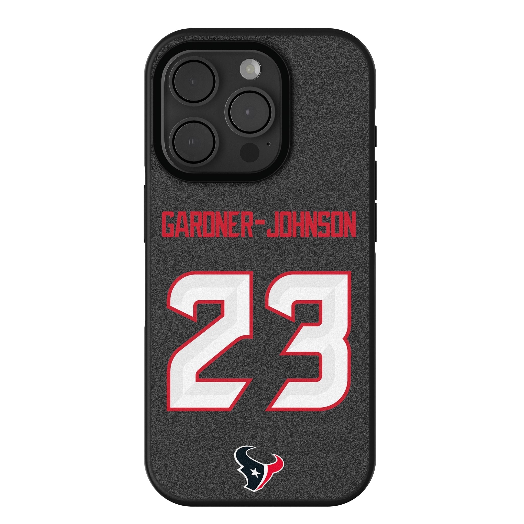 C.J. Gardner-Johnson Houston Texans 23 Game Tactic Bump Phone Case for Apple iPhone - Sports Gifts, Sports Memorabilia, Sports Collectibles, Fan Shop