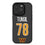 Laremy Tunsil Washington Commanders 78 Game Tactic Bump Phone Case for Apple iPhone - Sports Gifts, Sports Memorabilia, Sports Collectibles, Fan Shop