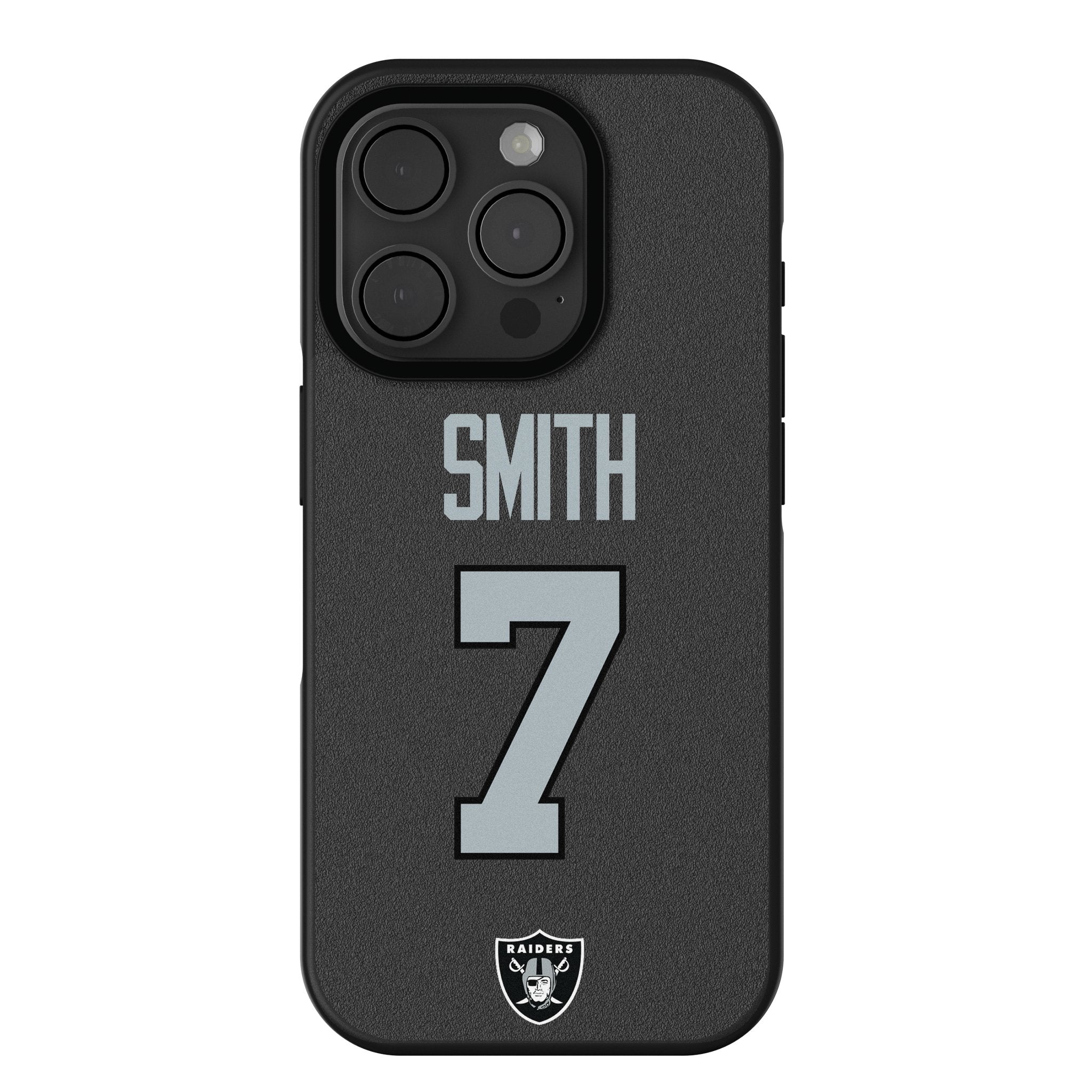 Geno Smith Las Vegas Raiders 7 Game Tactic Bump Phone Case for Apple iPhone - Sports Gifts, Sports Memorabilia, Sports Collectibles, Fan Shop