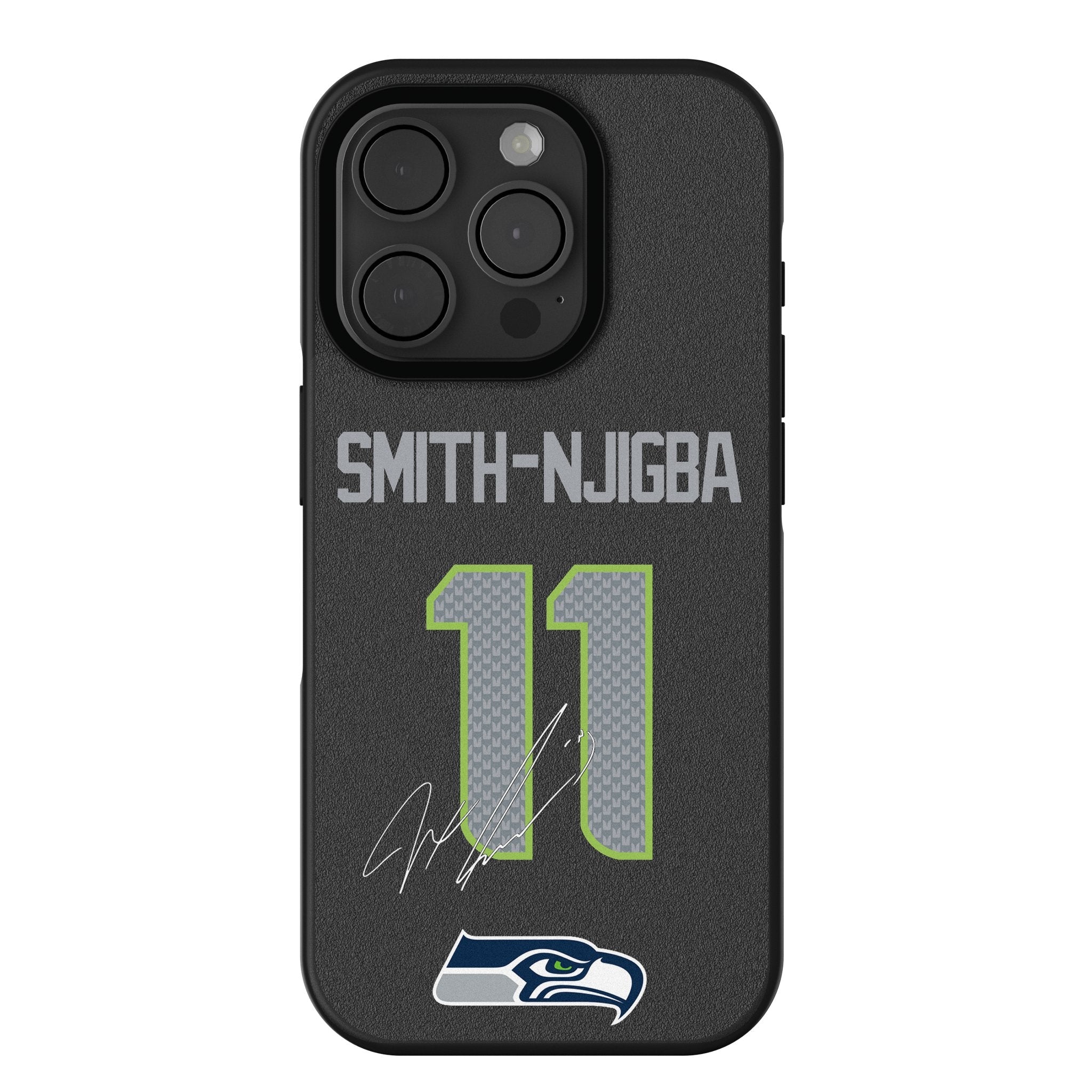 Jaxon Smith-Njigba Seattle Seahawks 11 Game Tactic Bump Phone Case for Apple iPhone - Sports Gifts, Sports Memorabilia, Sports Collectibles, Fan Shop