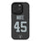 Devin White Las Vegas Raiders 45 Game Tactic Bump Phone Case for Apple iPhone - Sports Gifts, Sports Memorabilia, Sports Collectibles, Fan Shop