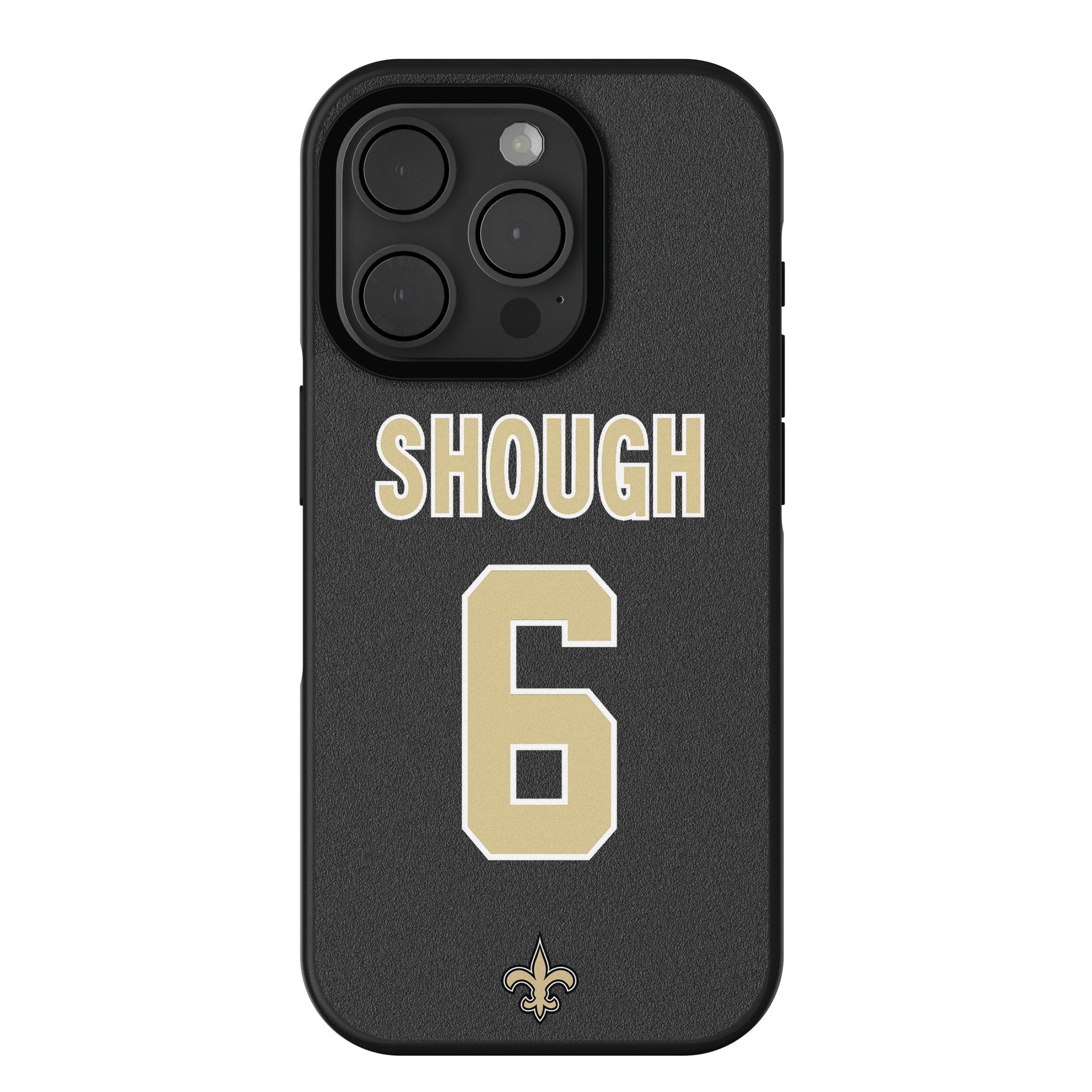 Tyler Shough New Orleans Saints 6 Game Tactic Bump Phone Case for Apple iPhone - Sports Gifts, Sports Memorabilia, Sports Collectibles, Fan Shop