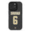 Tyler Shough New Orleans Saints 6 Game Tactic Bump Phone Case for Apple iPhone - Sports Gifts, Sports Memorabilia, Sports Collectibles, Fan Shop