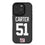 Abdul Carter New York Giants 51 Game Tactic Bump Phone Case for Apple iPhone - Sports Gifts, Sports Memorabilia, Sports Collectibles, Fan Shop