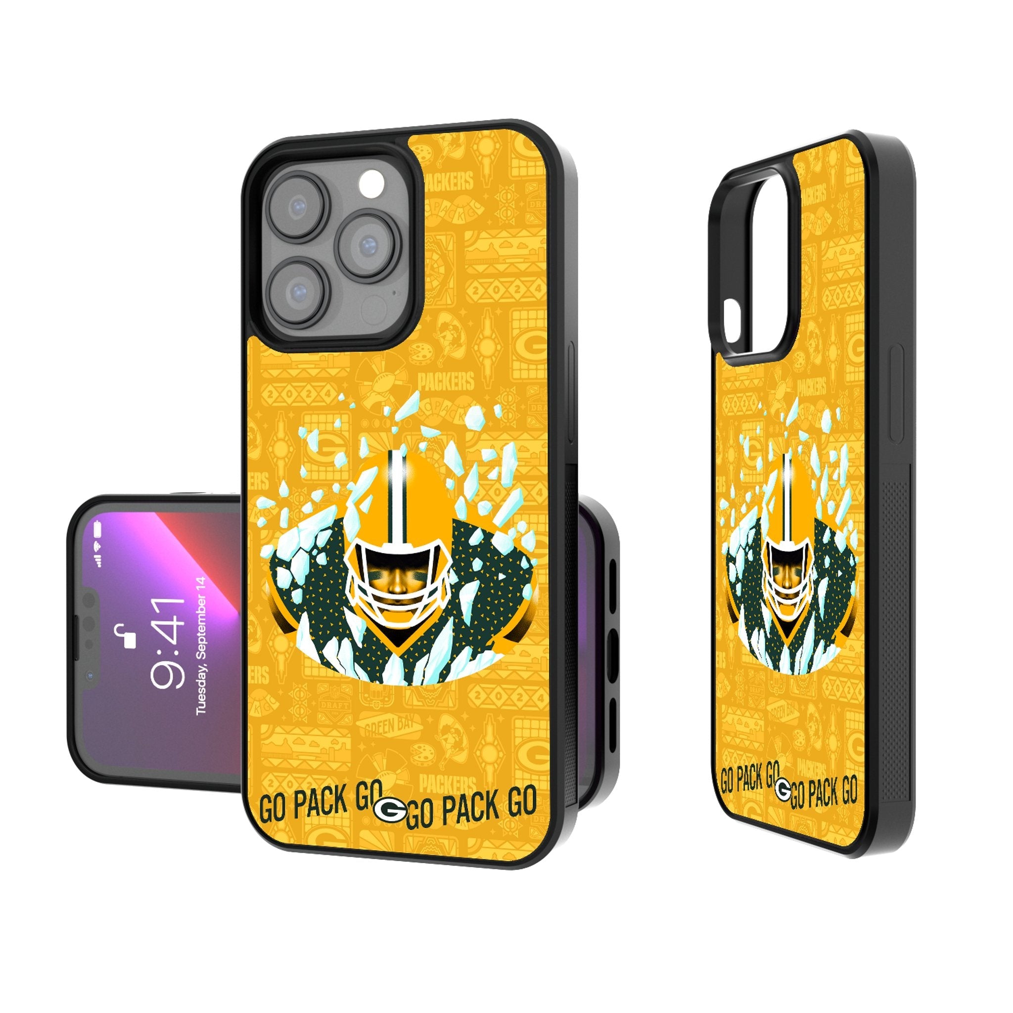 Green Bay Packers 2024 Illustrated Limited Edition Bump Phone Case - Sports Gifts, Sports Memorabilia, Sports Collectibles, Fan Shop
