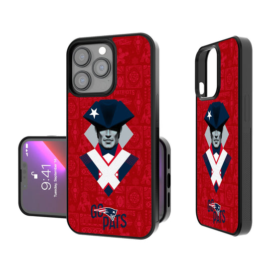 New England Patriots 2024 Illustrated Limited Edition Bump Phone Case-0