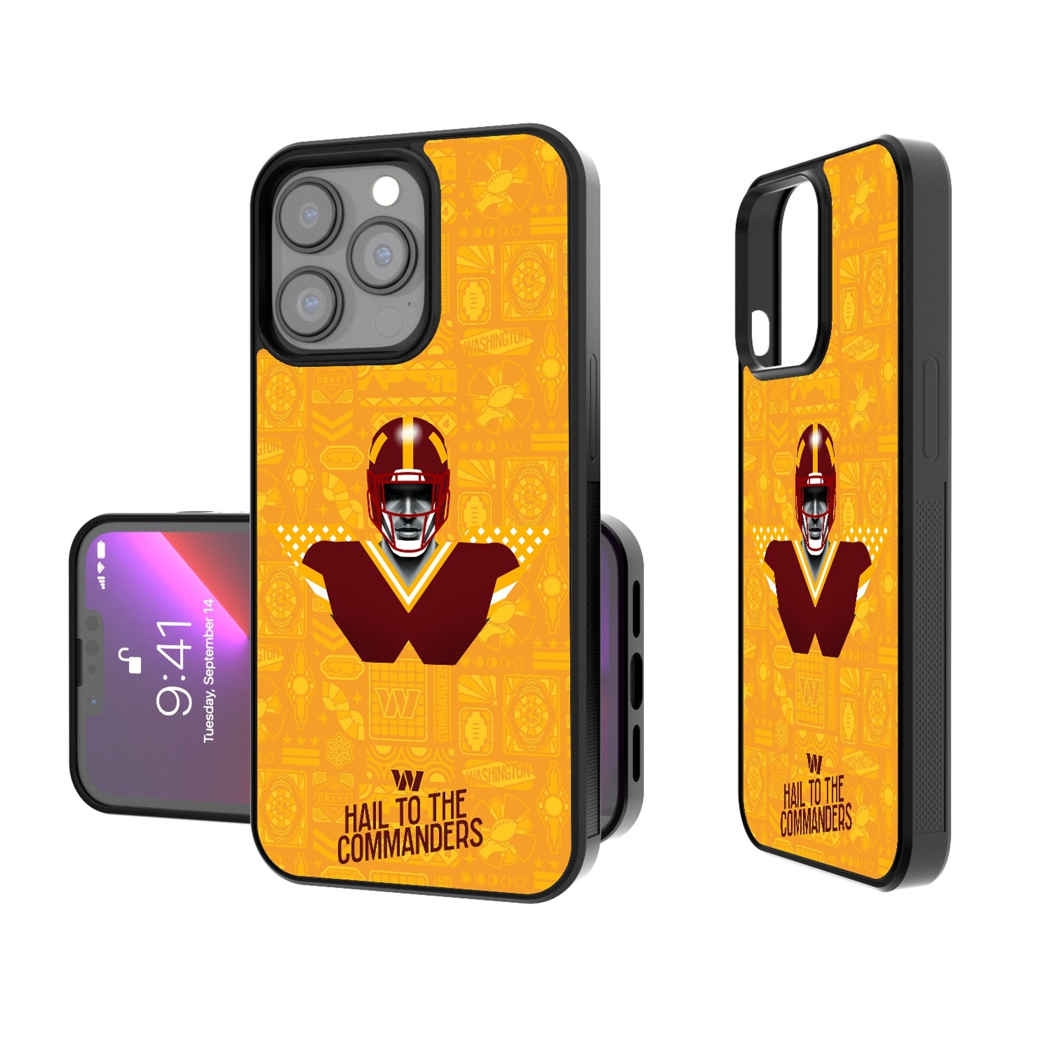 Washington Commanders 2024 Illustrated Limited Edition Bump Phone Case - Sports Gifts, Sports Memorabilia, Sports Collectibles, Fan Shop