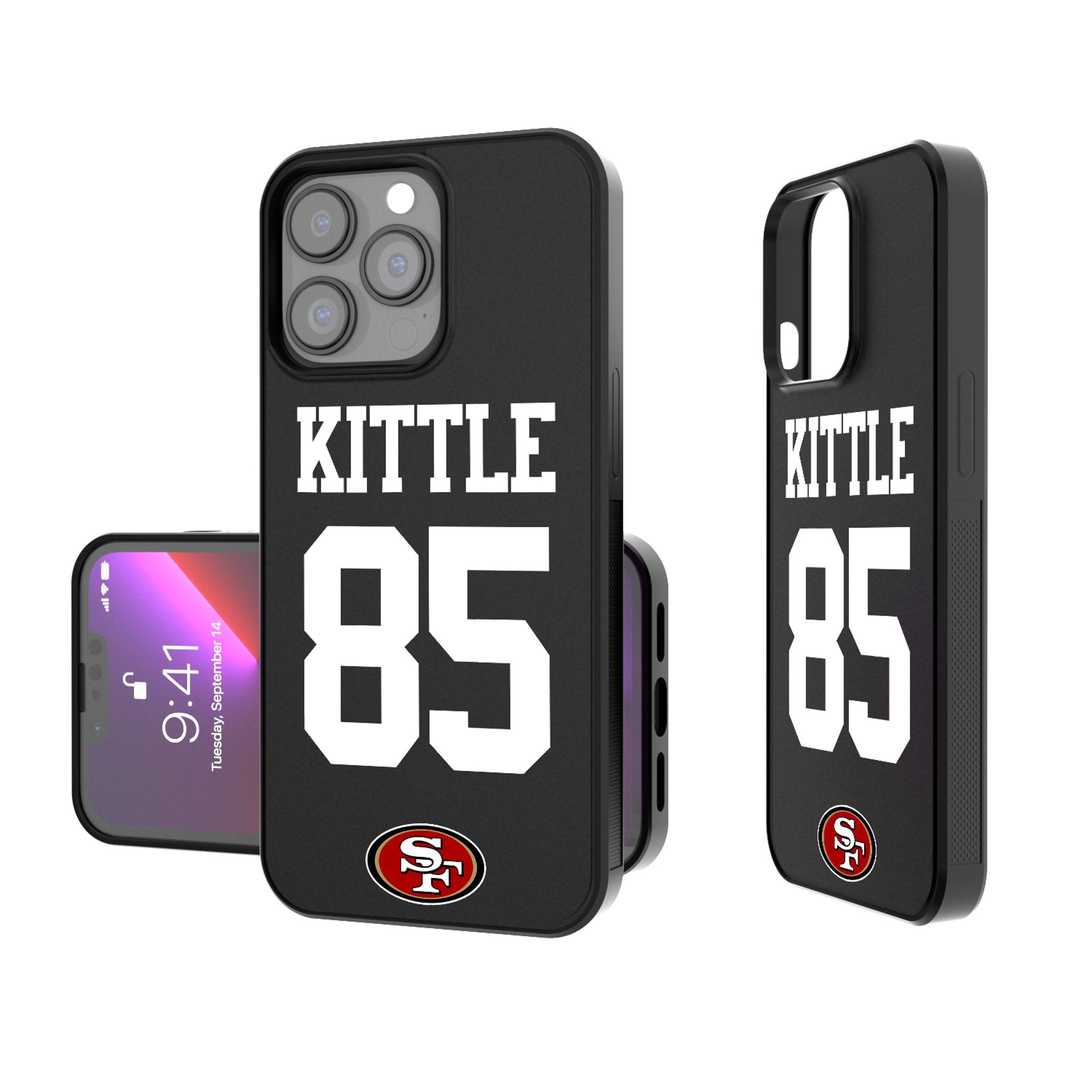 George Kittle San Francisco 49ers 85 Ready Bump Phone Case - Sports Gifts, Sports Memorabilia, Sports Collectibles, Fan Shop