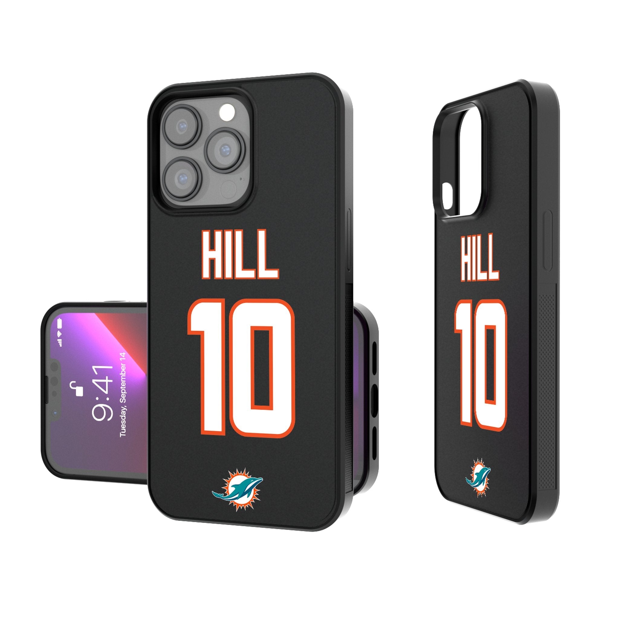 Tyreek Hill Miami Dolphins 10 Ready Bump Phone Case - Sports Gifts, Sports Memorabilia, Sports Collectibles, Fan Shop