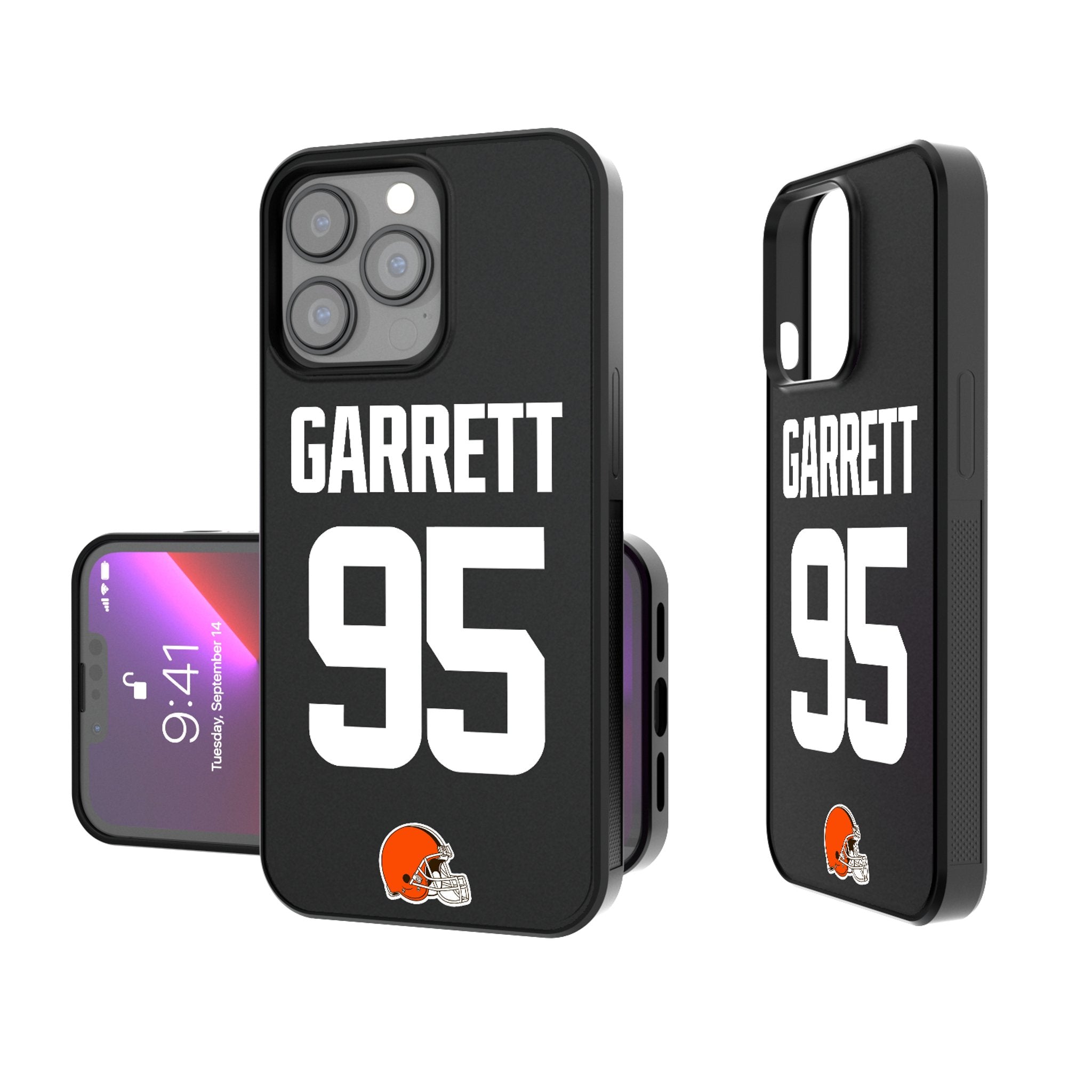 Myles Garrett Cleveland Browns 95 Ready Bump Phone Case - Sports Gifts, Sports Memorabilia, Sports Collectibles, Fan Shop