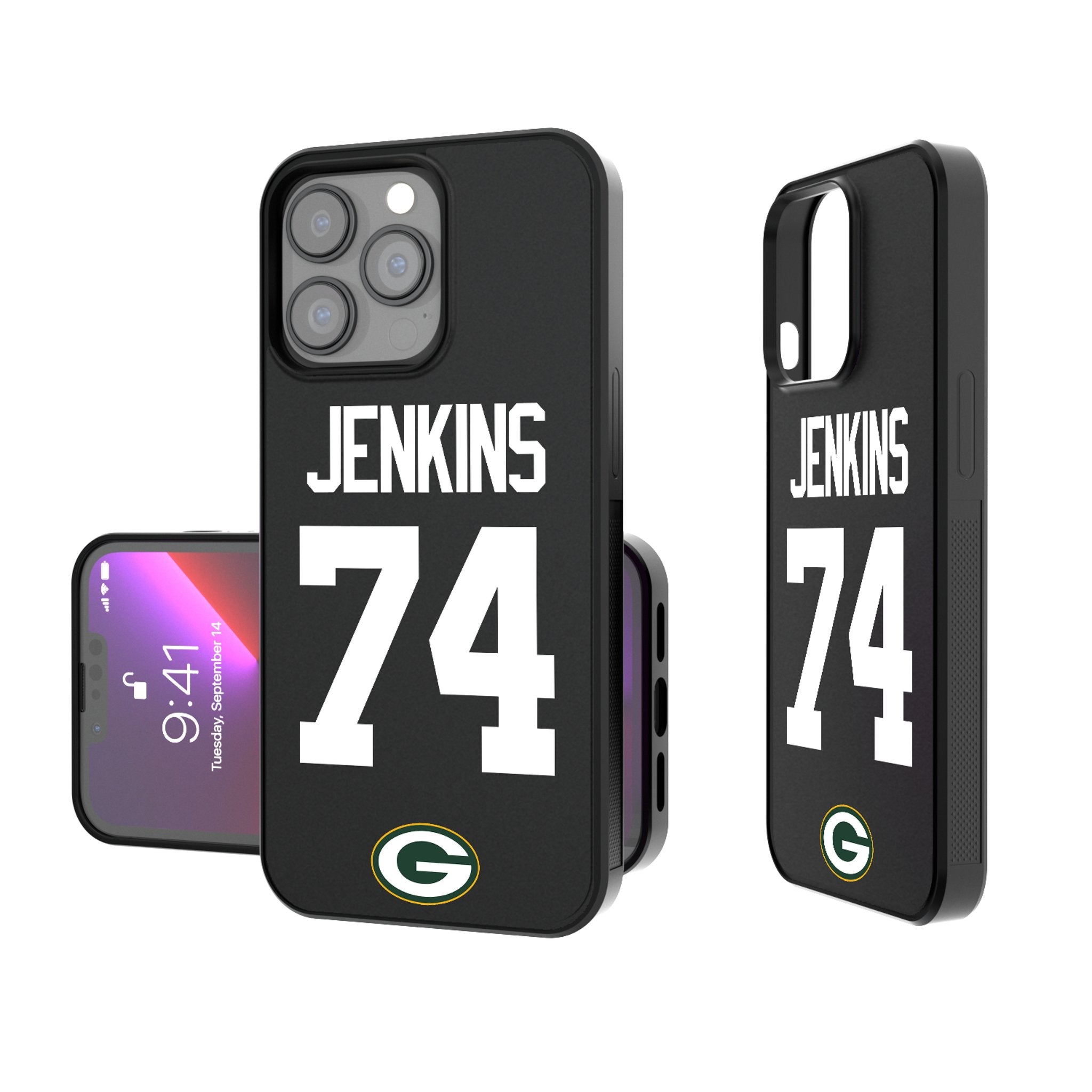 Elgton Jenkins Green Bay Packers 74 Ready Bump Phone Case - Sports Gifts, Sports Memorabilia, Sports Collectibles, Fan Shop