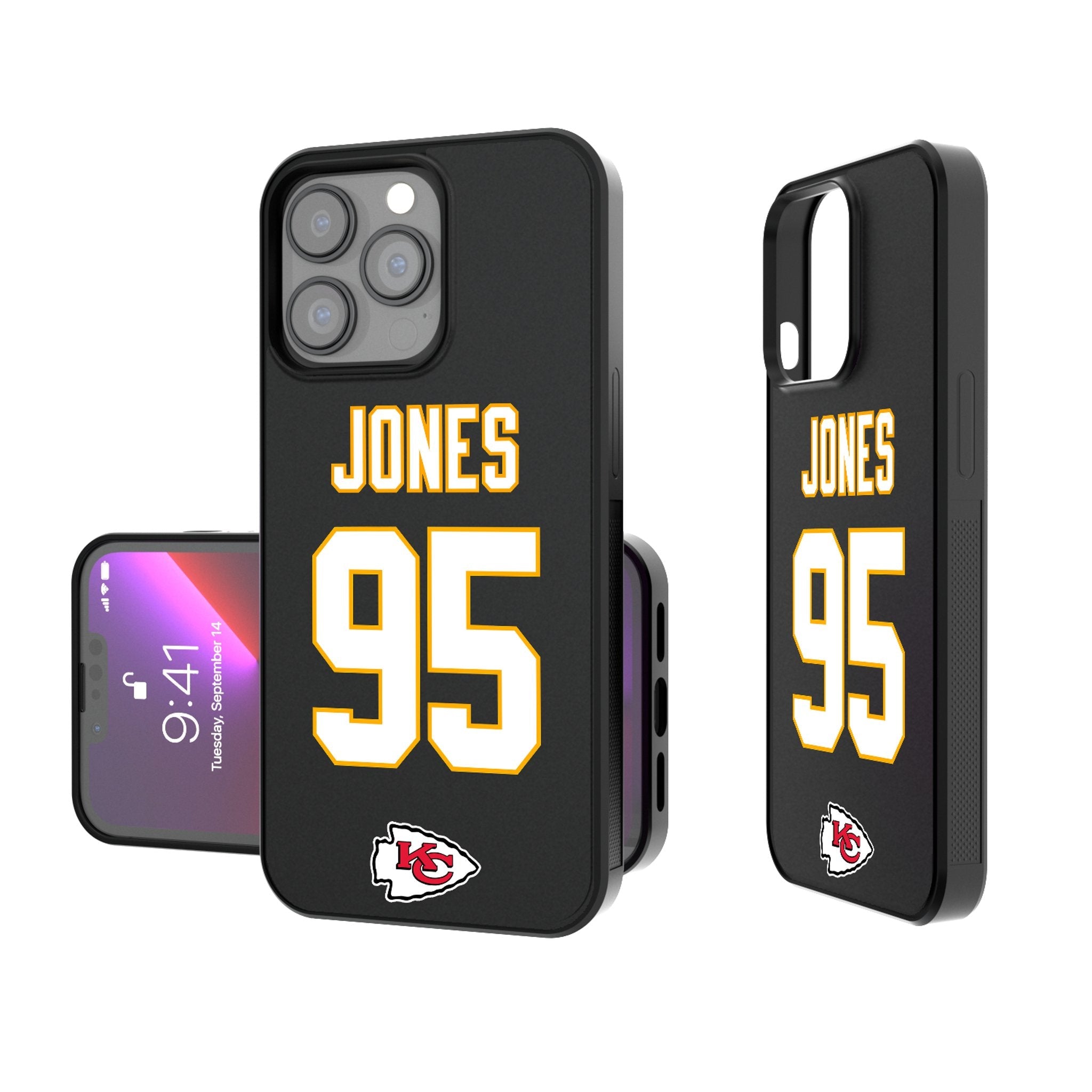 Chris Jones Kansas City Chiefs 95 Ready Bump Phone Case - Sports Gifts, Sports Memorabilia, Sports Collectibles, Fan Shop