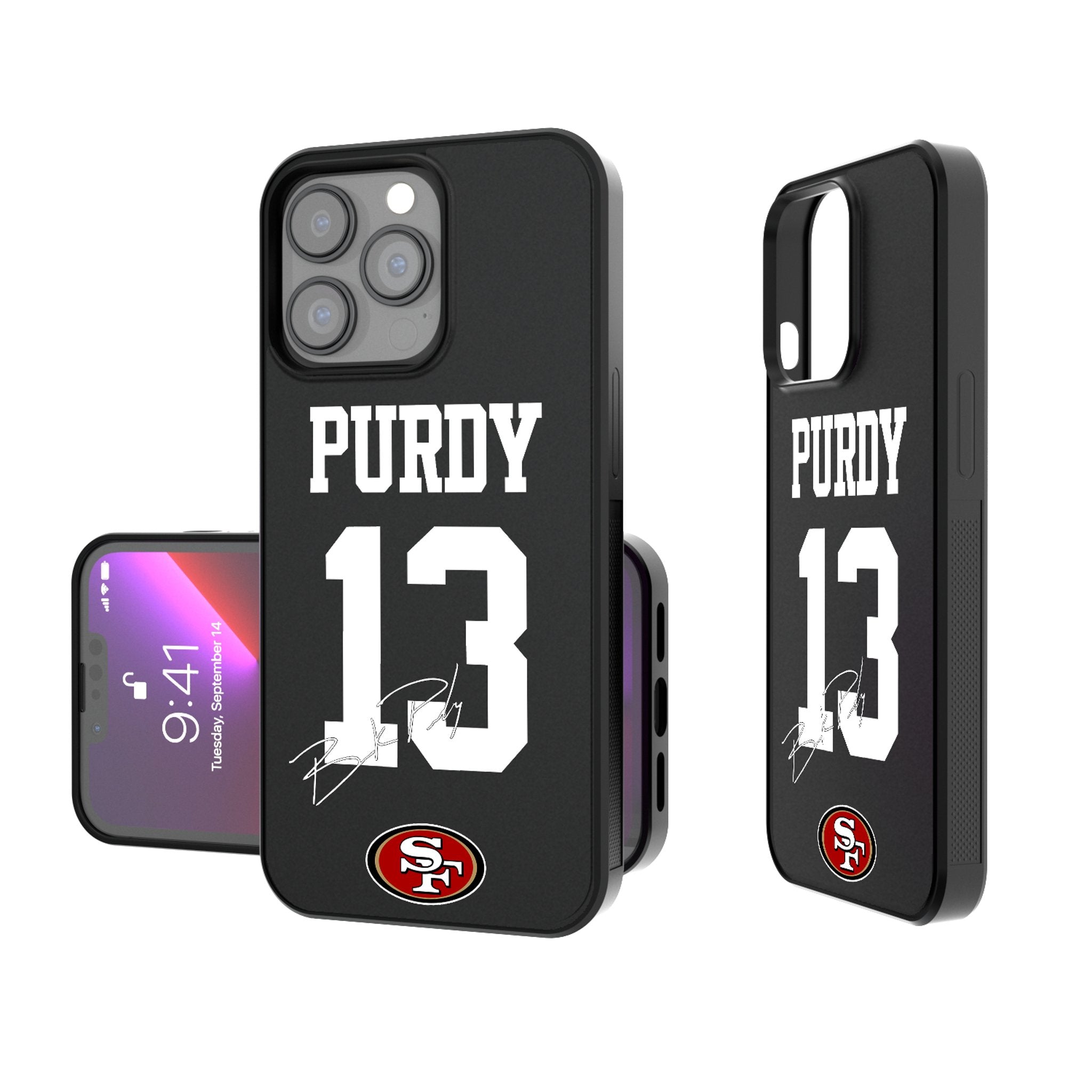 Brock Purdy San Francisco 49ers 13 Ready Bump Phone Case - Sports Gifts, Sports Memorabilia, Sports Collectibles, Fan Shop