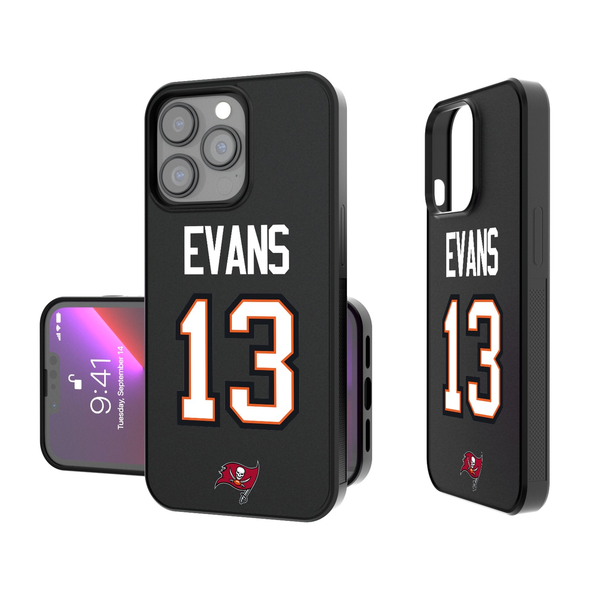 Mike Evans Tampa Bay Buccaneers 13 Ready Bump Phone Case - Sports Gifts, Sports Memorabilia, Sports Collectibles, Fan Shop