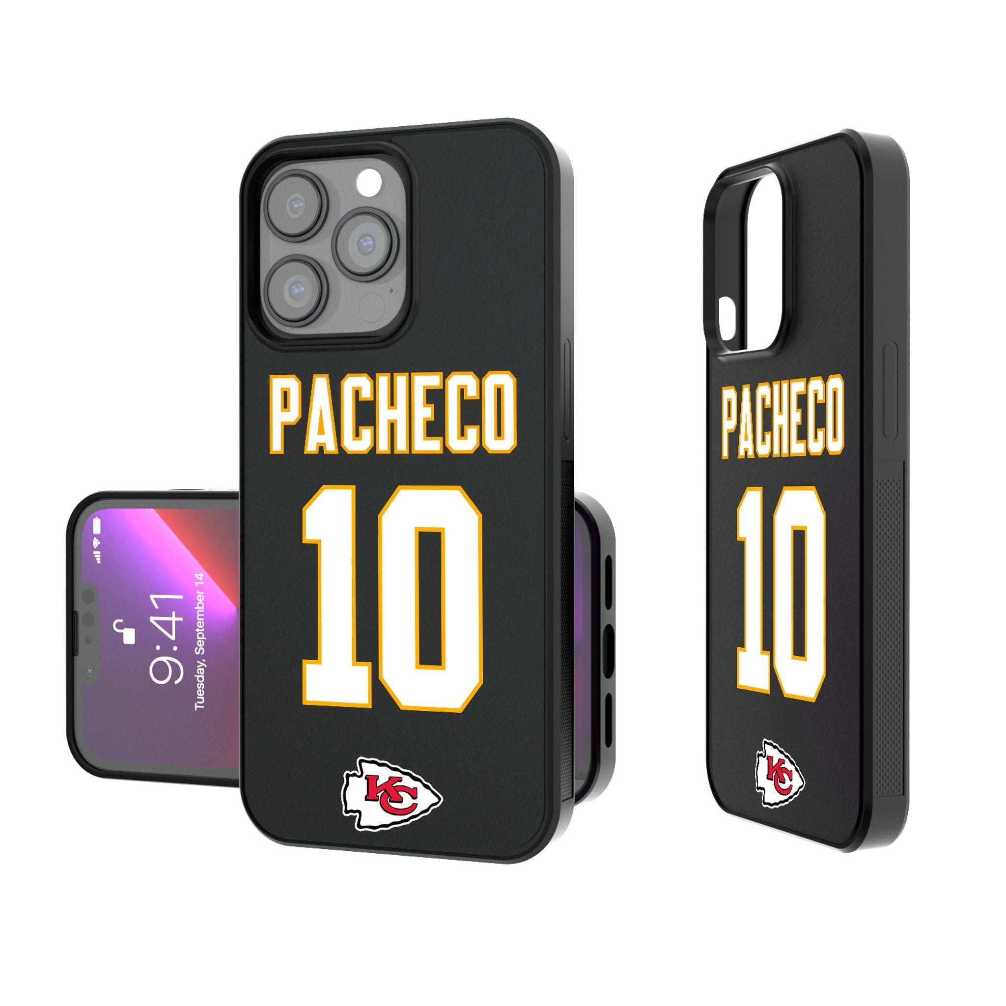 Isiah Pacheco Kansas City Chiefs 10 Ready Bump Phone Case - Sports Gifts, Sports Memorabilia, Sports Collectibles, Fan Shop
