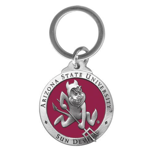 Arizona State University Sparky Logo Key Chain - Sports Gifts, Sports Memorabilia, Sports Collectibles, Fan Shop