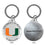 University of Miami Keychain w/ Backtext - Sports Gifts, Sports Memorabilia, Sports Collectibles, Fan Shop