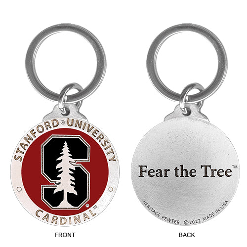 Stanford University Keychain w/ Backtext - Sports Collectibles, Sports Memorabilia, Sports Fan Shop, Sports Gifts