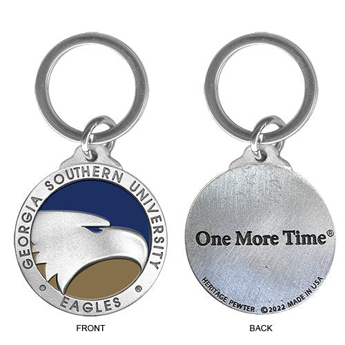 Georgia Southern University Key Chain w/ Backtext - Sports Gifts, Sports Memorabilia, Sports Collectibles, Fan Shop