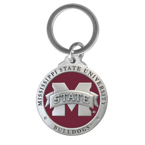 Mississippi State University Bulldogs "M" Logo Key Chain - Sports Gifts, Sports Memorabilia, Sports Collectibles, Fan Shop
