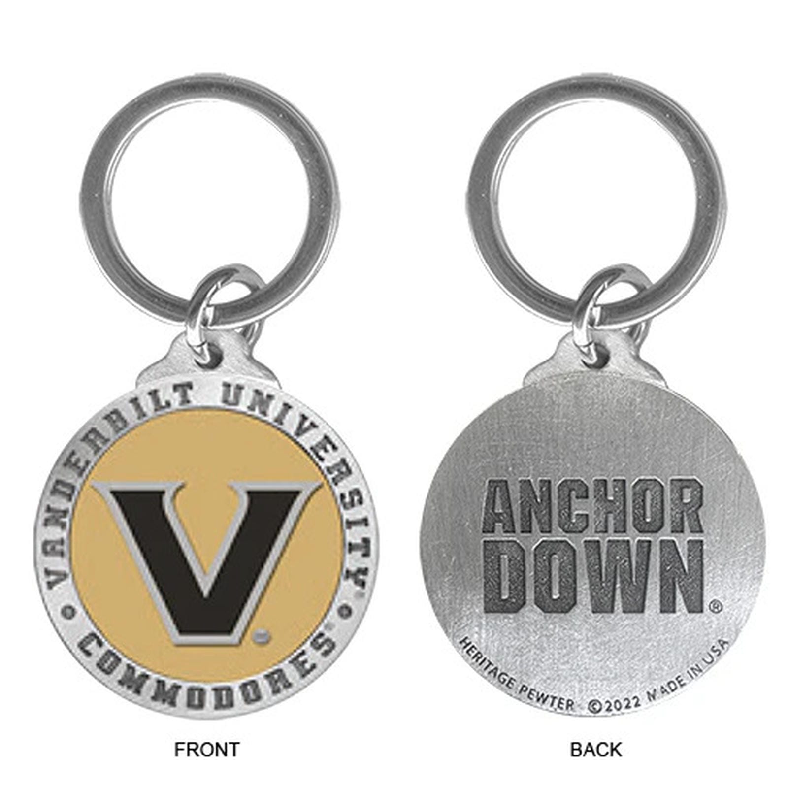 Vanderbilt University Keychain - Sports Gifts, Sports Memorabilia, Sports Collectibles, Fan Shop