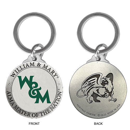 William and Mary Keychain - Sports Collectibles, Sports Memorabilia, Sports Fan Shop, Sports Gifts