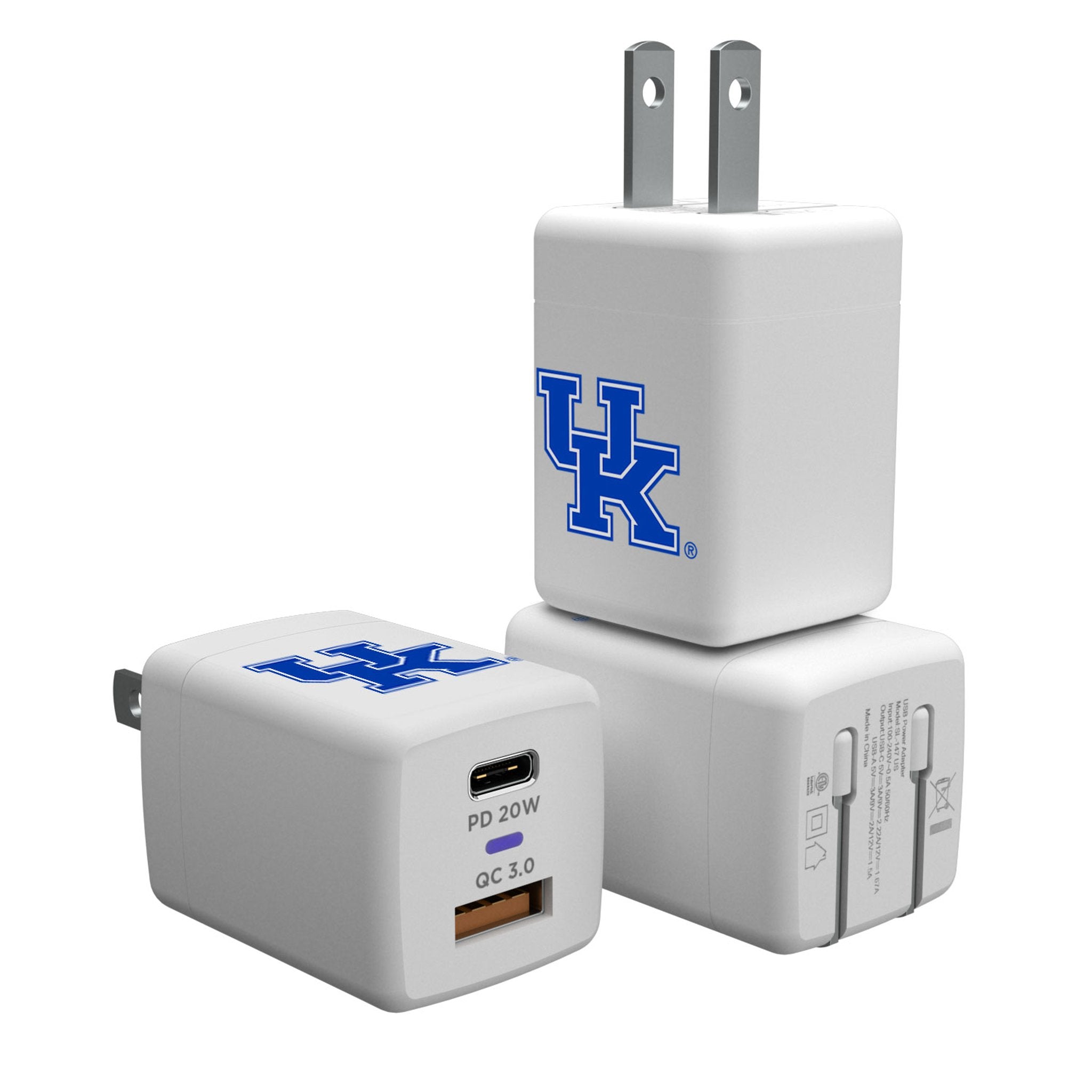 University of Kentucky Wildcats Insignia USB A/C Charger - Sports Gifts, Sports Memorabilia, Sports Collectibles, Fan Shop