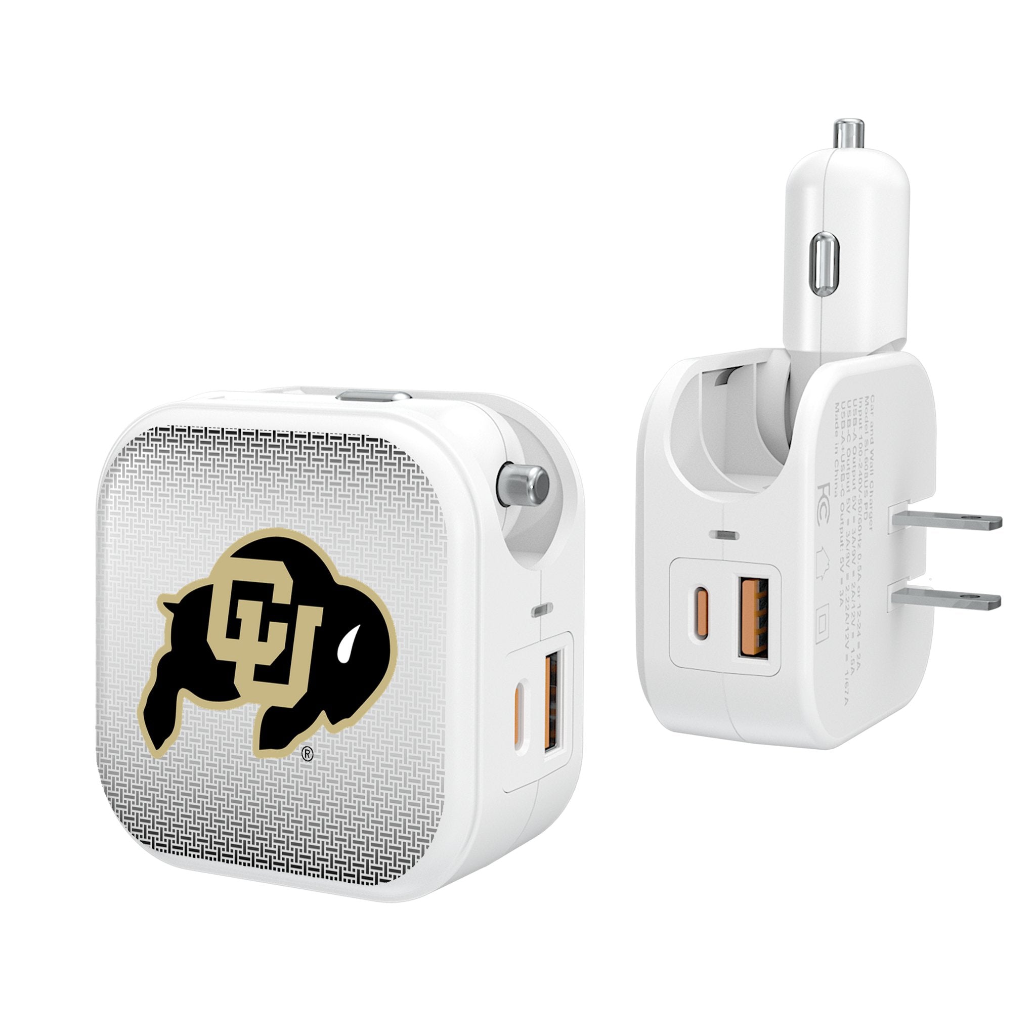 University of Colorado Buffaloes Linen 2 in 1 USB Charger - Sports Gifts, Sports Memorabilia, Sports Collectibles, Fan Shop