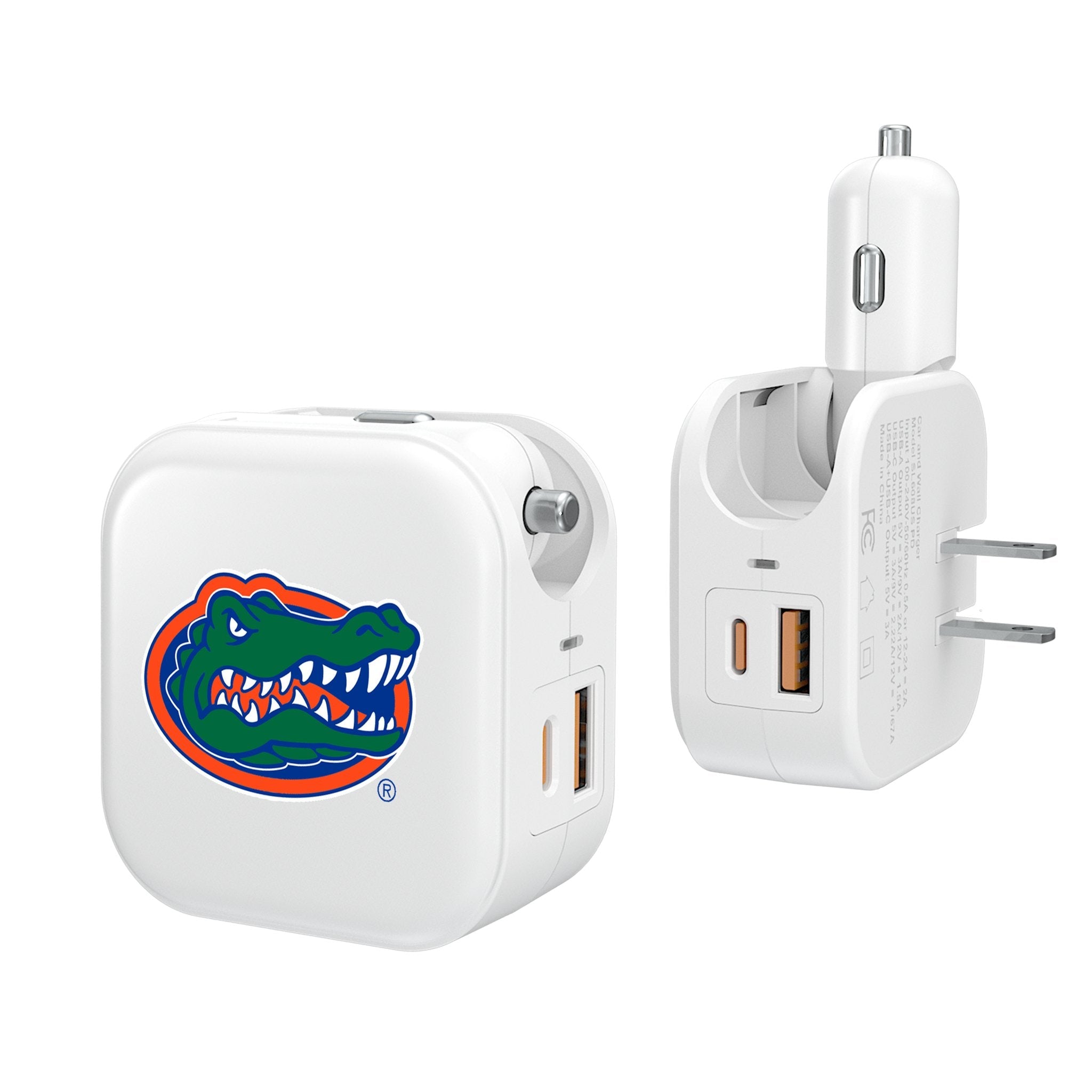 University of Florida Gators Insignia 2 in 1 USB Charger - Sports Gifts, Sports Memorabilia, Sports Collectibles, Fan Shop