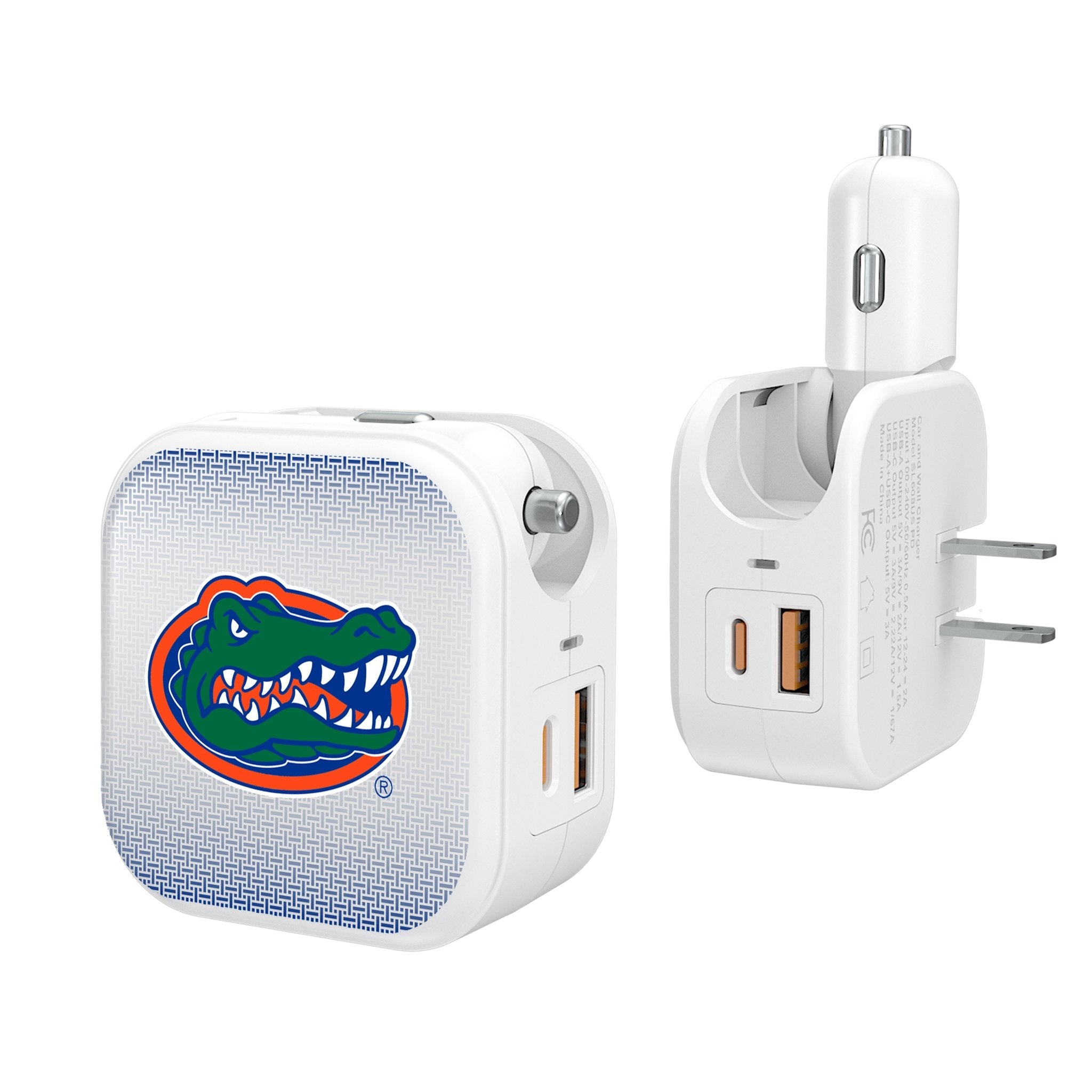 University of Florida Gators Linen 2 in 1 USB Charger - Sports Gifts, Sports Memorabilia, Sports Collectibles, Fan Shop