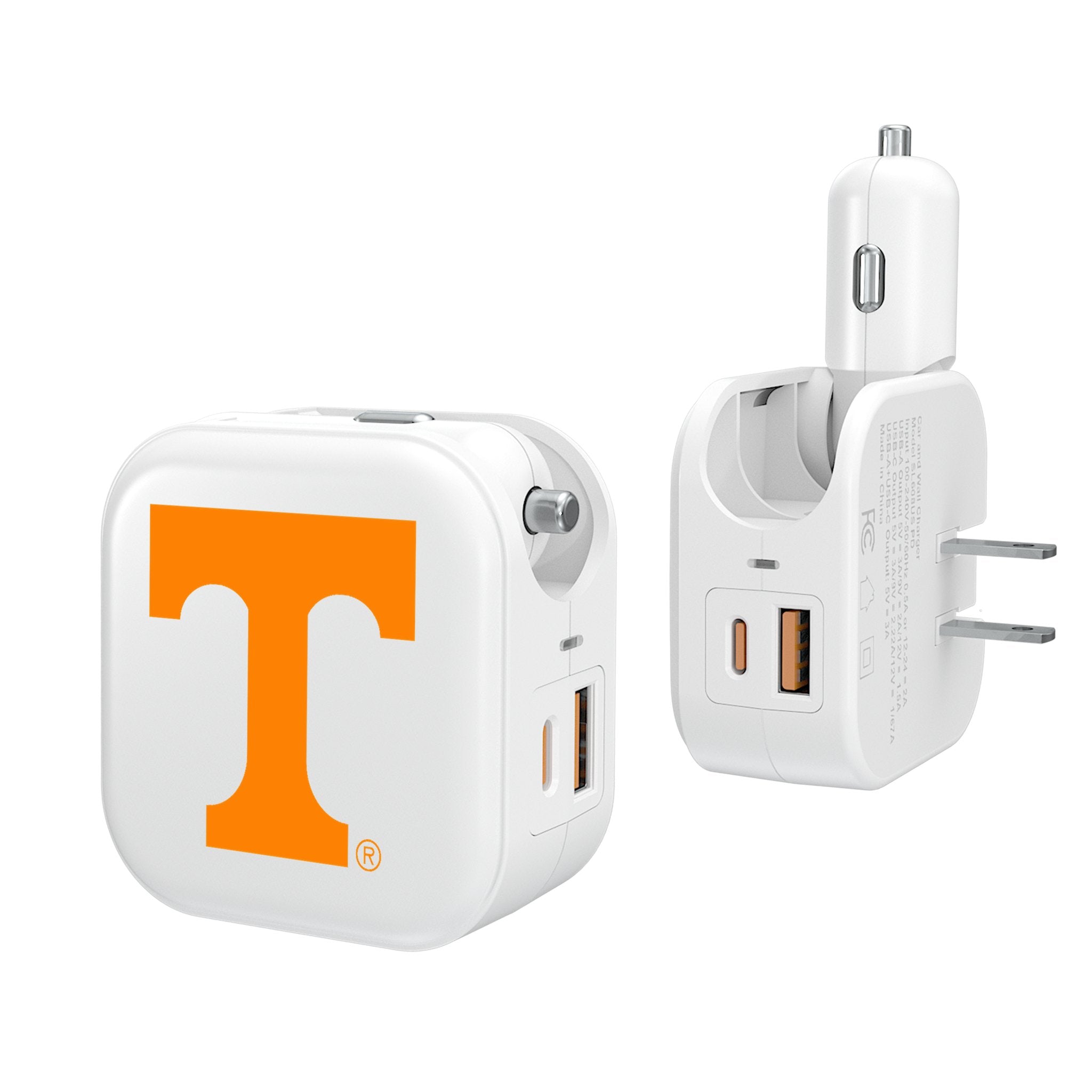 University of Tennessee Volunteers Insignia 2 in 1 USB Charger - Sports Gifts, Sports Memorabilia, Sports Collectibles, Fan Shop