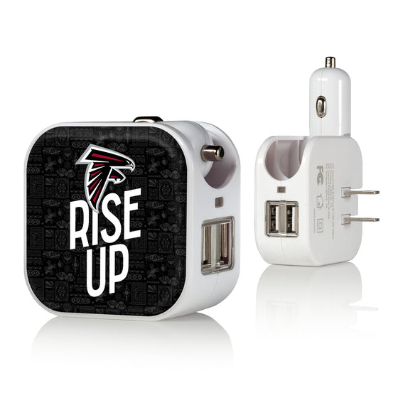 Atlanta Falcons 2024 Illustrated Limited Edition 2 in 1 USB Charger-0