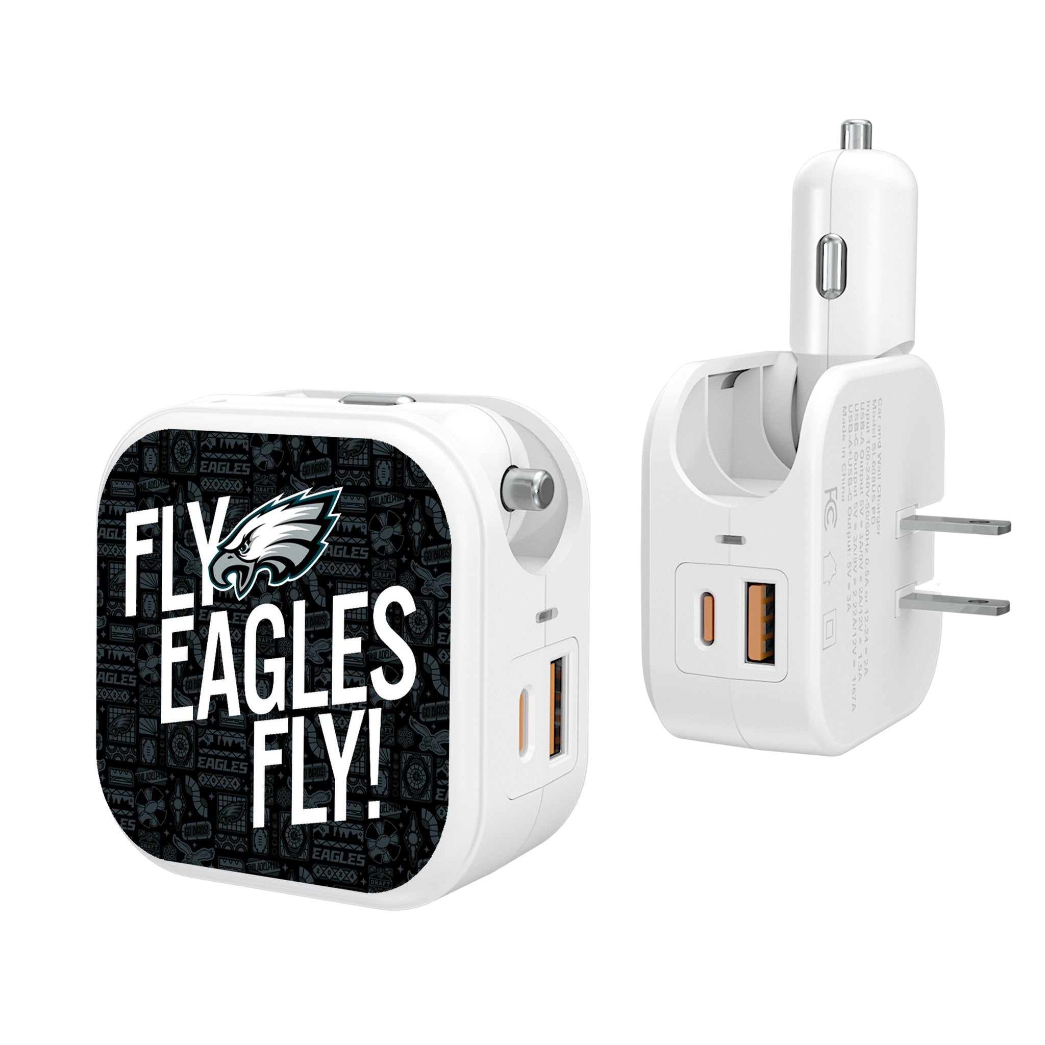 Philadelphia Eagles 2024 Illustrated Limited Edition 2 in 1 USB Charger - Sports Gifts, Sports Memorabilia, Sports Collectibles, Fan Shop